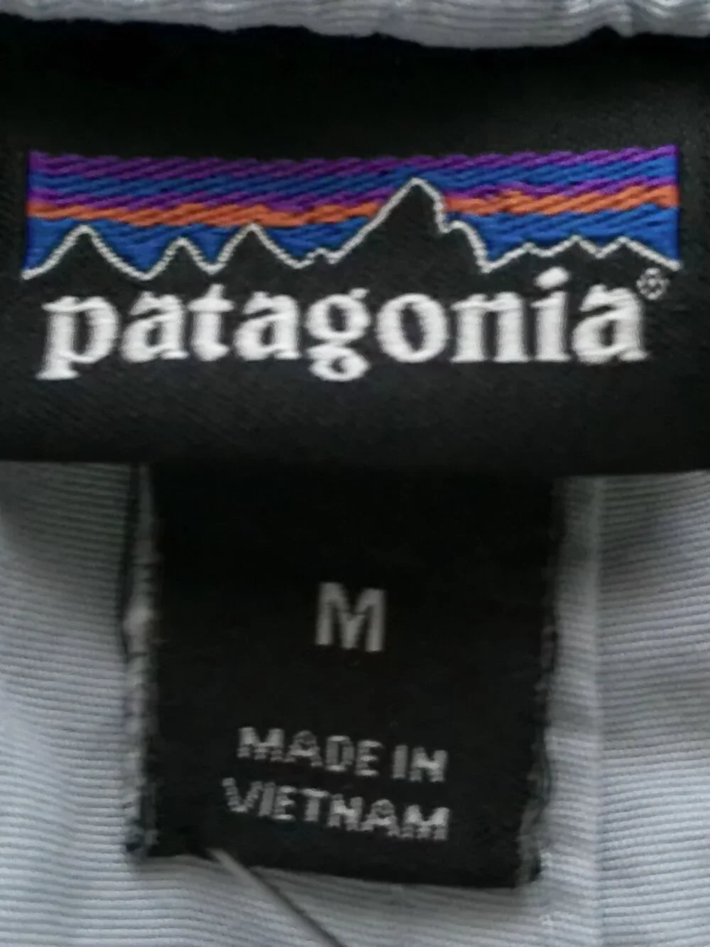 PATAGONIA Elastic Drawstring Lightweight Athletic Light Blue Shorts M - Picture 6 of 9